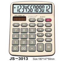 Калькулятор JOINUS JS-3013 (подвійне живлення, прозорi кнопки) (1/30/60)