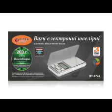 Ваги електронні ювелірні BITEK BT-1724 200г точність 0,01г